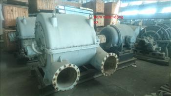 Bơm nước, van nước, động cơ dùng cho các nhà máy điện (Vật liệu bằng thép trắng).