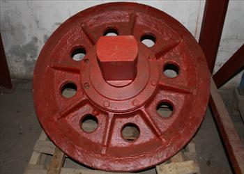Bánh xe căng xích SBSH-250 (đồng bộ: trục, vòng bi)